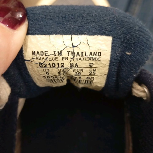 Nike athletic shoes used, blue, size 39