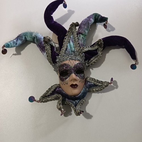 Vintage decorative wall mask used with slight wear