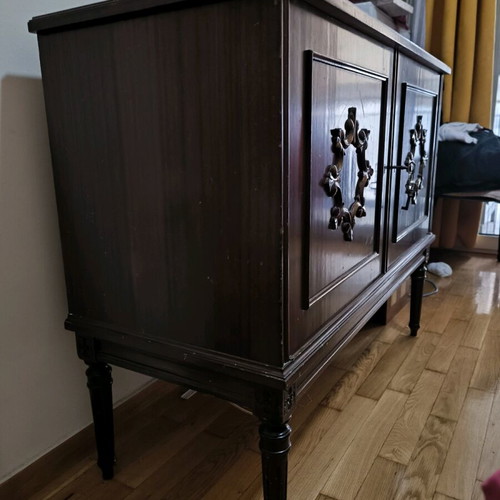 Classic furniture with two cabinets used with carved designs