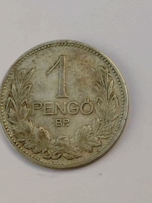 1 Pengő silver coin Hungary 1926