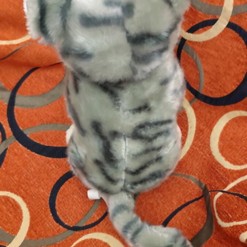 Plush cat like new, 30 cm height and length