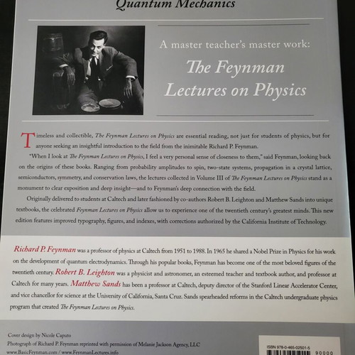 Feynman Lectures on Physics classic 3-volume set new edition