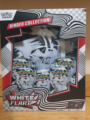 Pokemon TCG Scarlet & Violet White Flare Binder Collection new