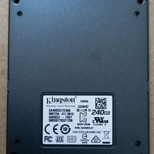 Kingston SA400S37/240G SSD 240GB, υγεία 79%