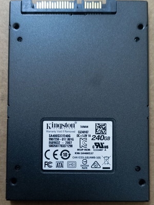 Kingston SA400S37/240G SSD 240GB, υγεία 79%