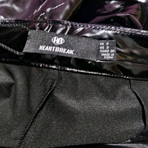 Heartbreak PU pants Small new, black, tailored