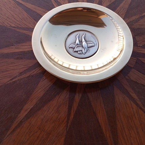 Ilias Lalaounis decorative brass and 925 silver plate