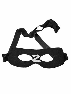 Zorro mask with ribbon new
