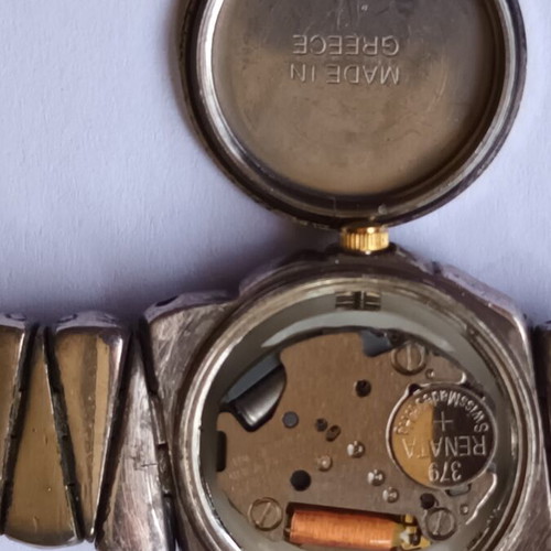 Folli Follie women's watch refurbished, silver plated, white and silver