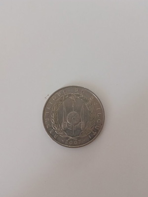 Djibouti 100 Francs Coin 2007 like new