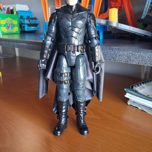 Batman figure with Spiderman gift, like new, approx. 30cm