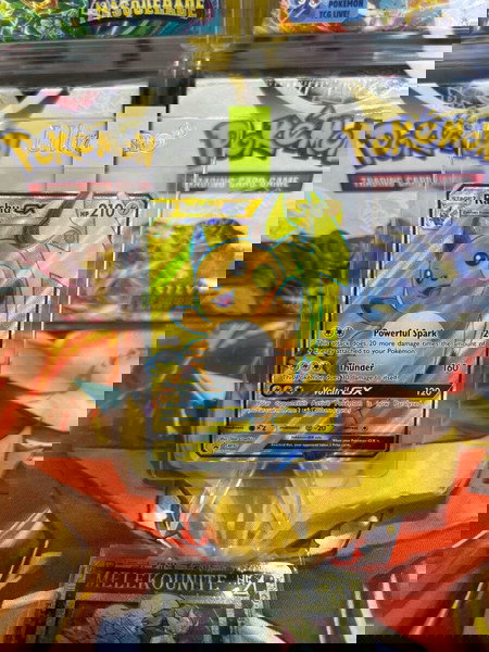 Pokemon card Raichu GX holographic promo