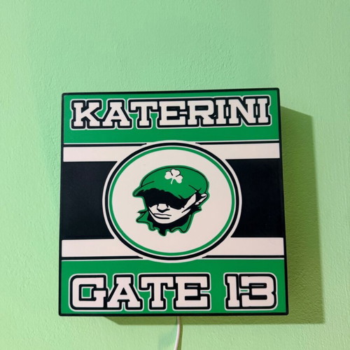 Led Gate 13 Panathinaikos Katerini lamp like new