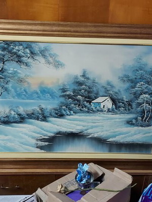 Oil painting canvas like new 1.40x0.80