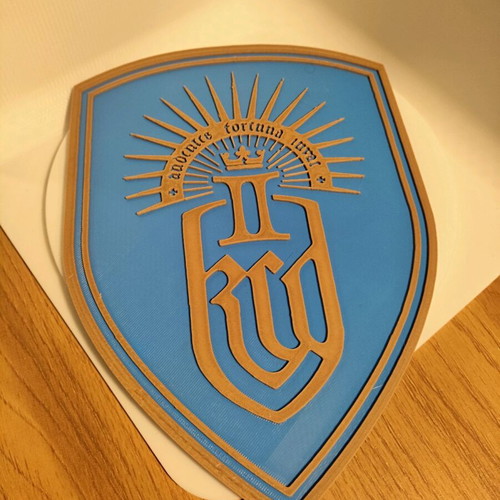 Kingdom Come Deliverance 2 ασπίδα καινούργια, πλαστική 3d printed