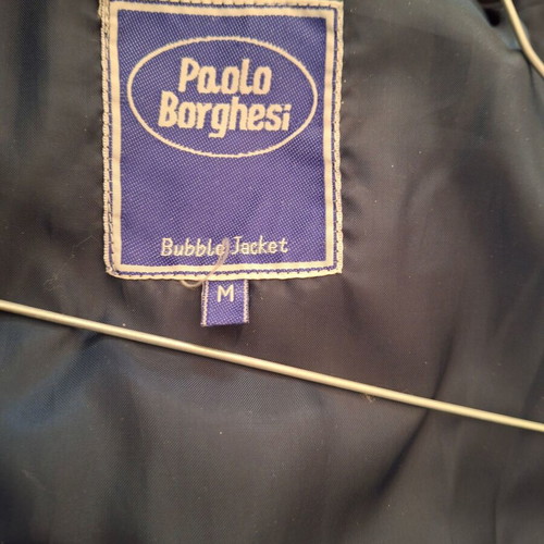 Paolo Borghesi Puffer Jacket blue like new, medium