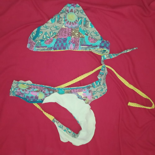 Maaji women's swimsuit reversible, polymorphic, like new, multicolor