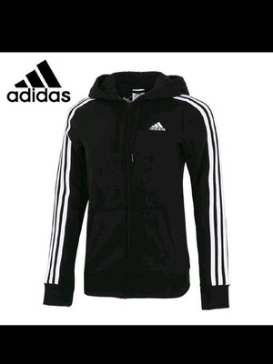 Womens Adidas jacket used, size S, black and white