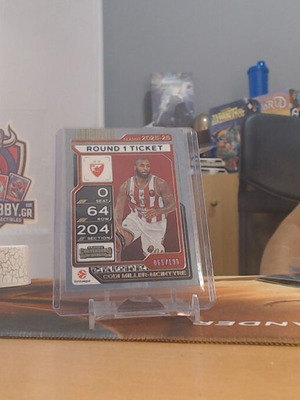 Codi Miller-McIntyre 2025-26 Panini Contenders EuroLeague Round 1 Ticket Parallel card like new