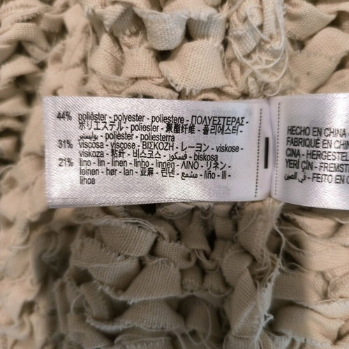 Zara beige knitted cardigan like new, size L