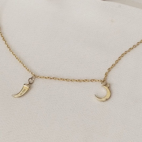 Silver necklace 925 Jools gold plated silver like new, length 40cm