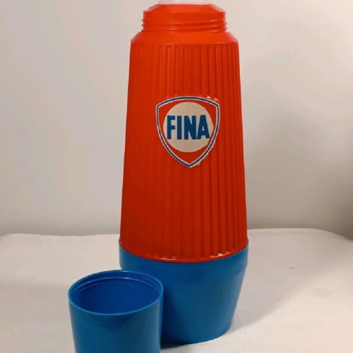 FINA Thermos Bottle Used Plastic Promotional