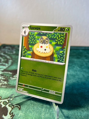 Spewpa reverse holo card used