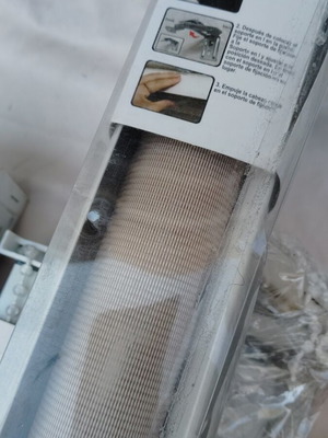 Zebra roller blind system