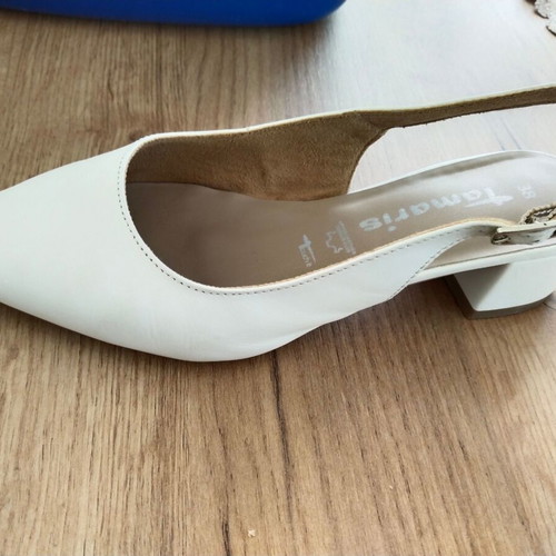 Tamaris shoes like new, white, size 38