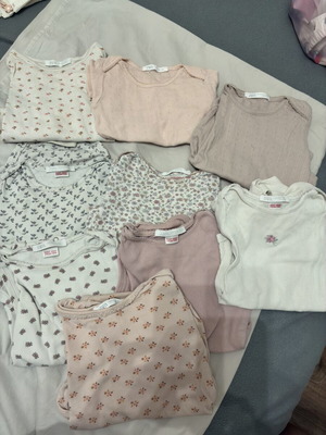 Zara bodysuits like new, pack of 9, 92cm