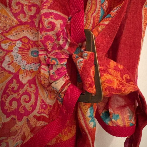 Toi&Moi women's top vest like new, red and turquoise