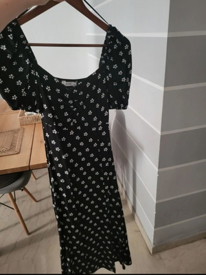 Dress used, black and white, size XS