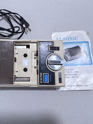 Alsonic TI-302 vintage κασετόφωνο ΜΗ λειτουργικό