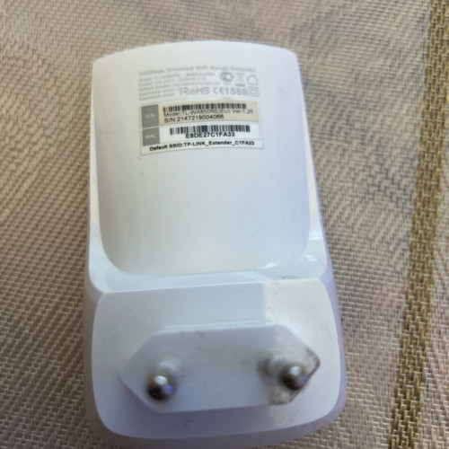 TP Link extender used, set of two