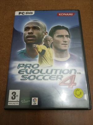 Pro Evolution Soccer 4 PC DVD μεταχειρισμένο, σπάνιο συλλεκτικό