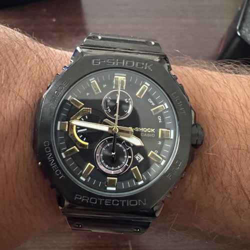 Casio G-Shock Black Stainless Steel Watch new