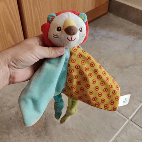 Kikka Boo comfort cloth rattle new, soft, washable