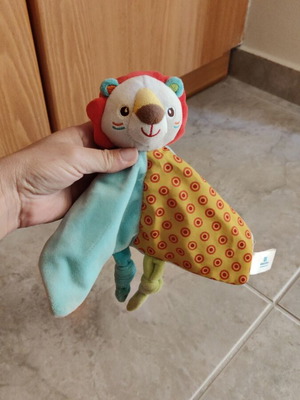 Kikka Boo comfort cloth rattle new, soft, washable