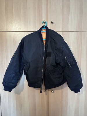 Avirex flight jacket used, black, authentic