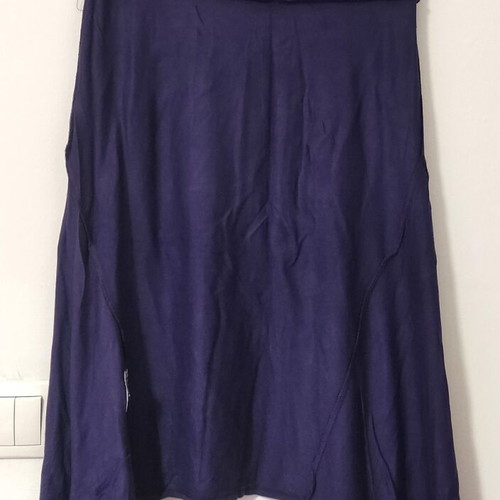 Viscose summer skirt purple JusTop like new, elastic waist