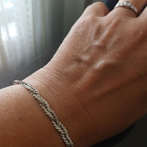 Silver 925 bracelet 18 cm like new