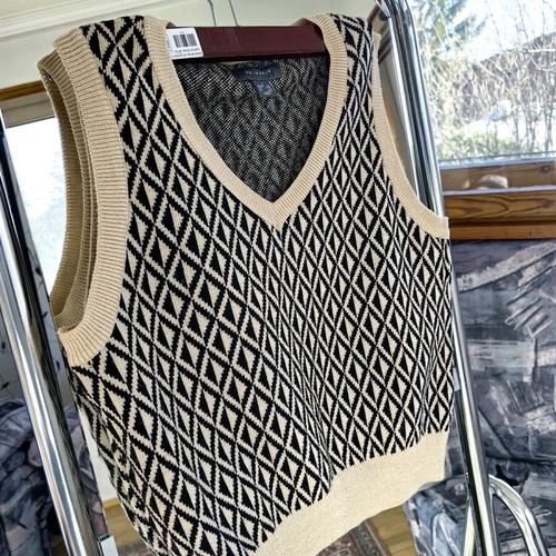 Primark vest like new, beige and brown