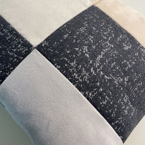 Decorative pillow 40 x 45 cm double-sided patchwork, new