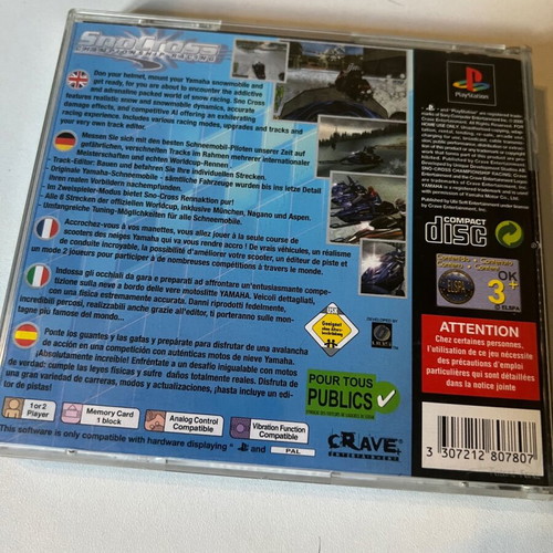 Snowcross PlayStation (PS1) used CIB