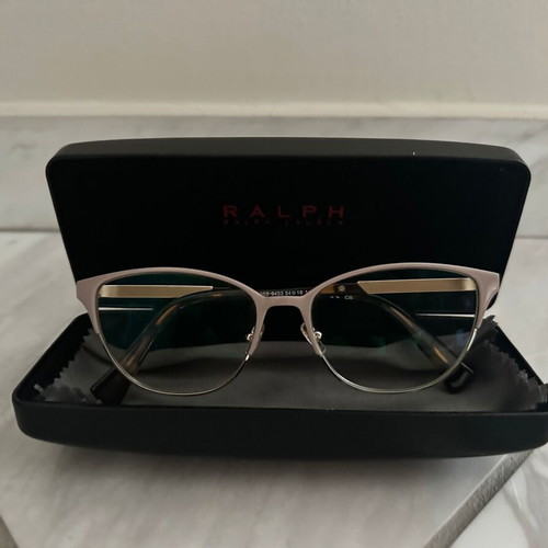 Ralph Lauren Women's Metal Eyeglass Frame RA6055 9453 New Beige Gold