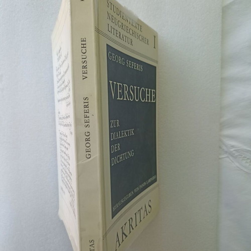 Georg Seferis Versuche book like new, German poetry