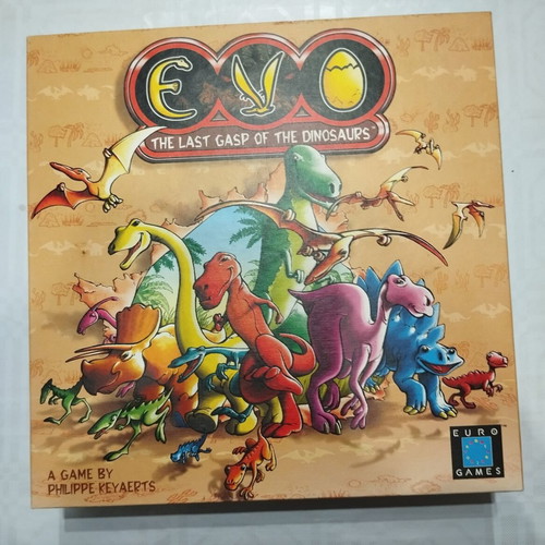 EVO board game by Euro Games, dinosaur evolution