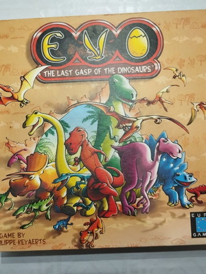 EVO board game by Euro Games, dinosaur evolution