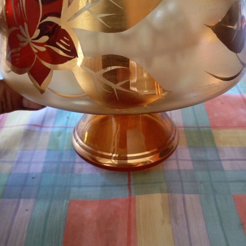 Vintage flower container used with flower base