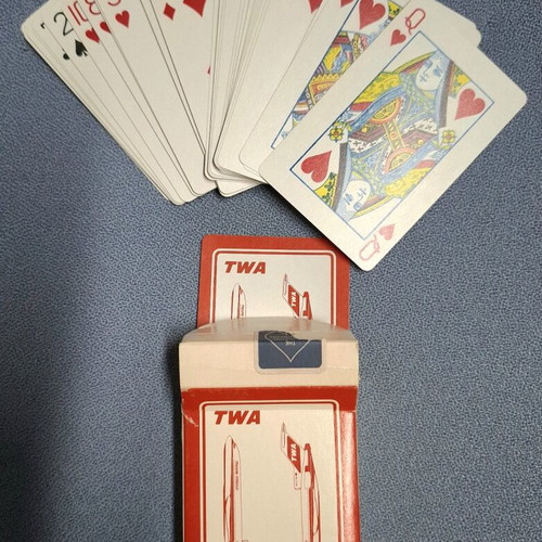 Vintage TWA Airlines playing cards like new
